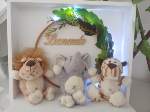 Quadro Porta Maternidade com Led - Personalizado