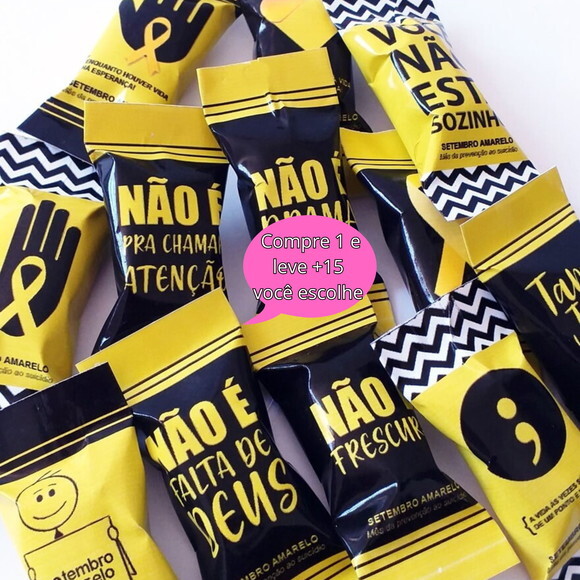 Arquivo de Corte Balinha Setembro Amarelo #2306