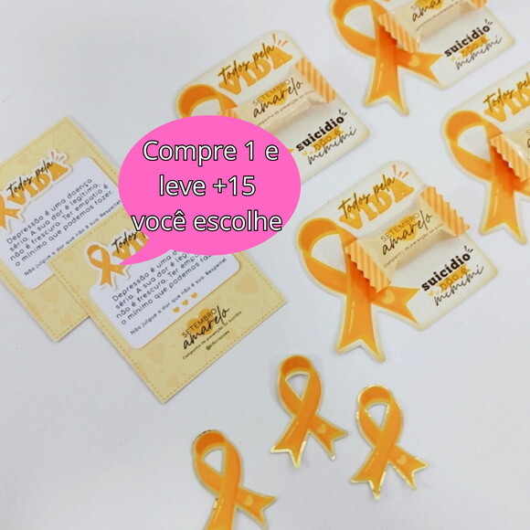 Arquivo de Corte Balinha Setembro Amarelo #5095