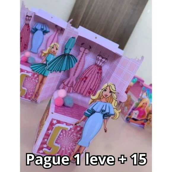 Arquivo de Corte Barbie Troca de Roupa #2069