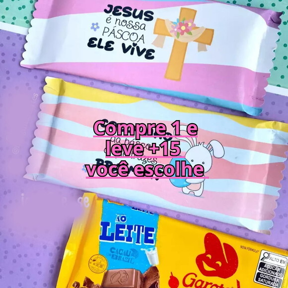 Arquivo de Corte Barra de Chocolate Pascoa #6538