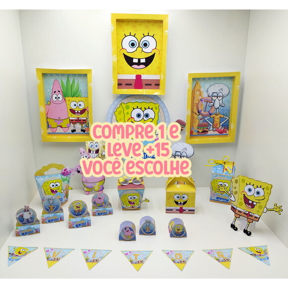 Arquivo de Corte Bob Esponja #6356