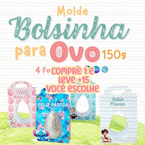 Arquivo de Corte Bolsinha de Ovo #7738