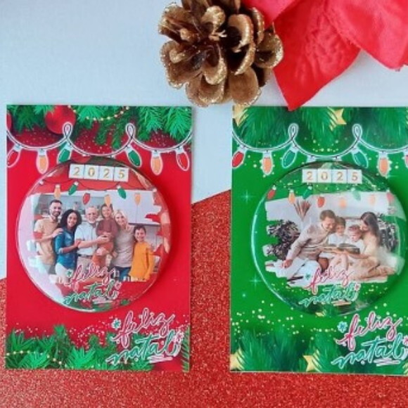 Arquivo de Corte Botton Imã - Feliz Natal #7399