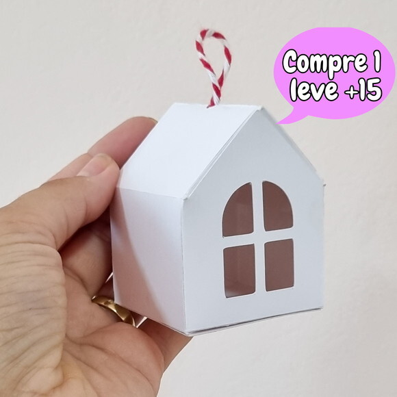 Arquivo de Corte Caixa Casinha Pão de Mel Natal #3531