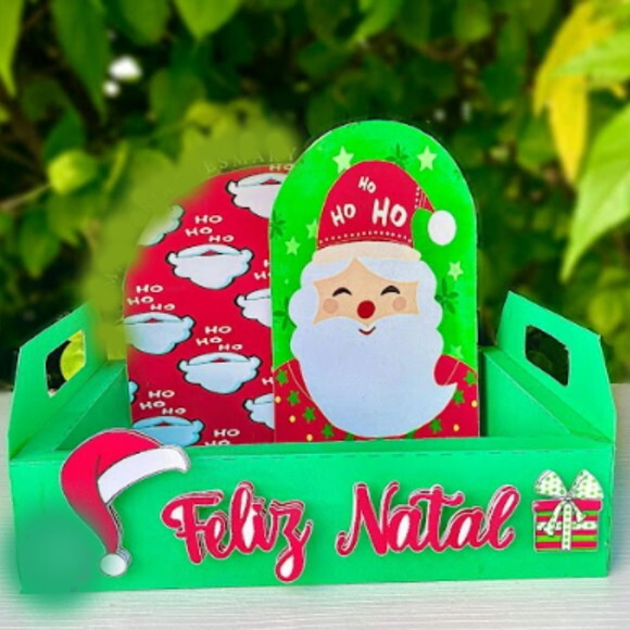 Arquivo de Corte Caixa Cenário Natal #7458