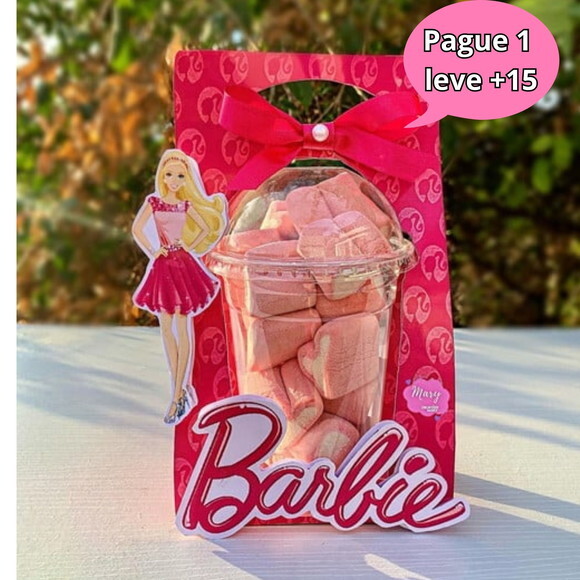 Arquivo de Corte Caixa Copo Bolha Barbie #3162