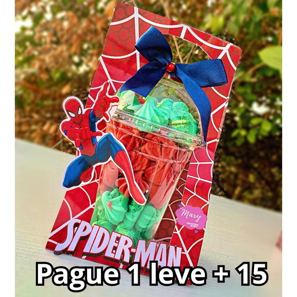 Arquivo de Corte Caixa Copo Bolha Homem Aranha #3166