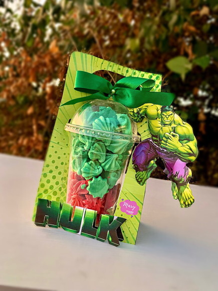 Arquivo de Corte Caixa Copo Bolha Hulk #3167