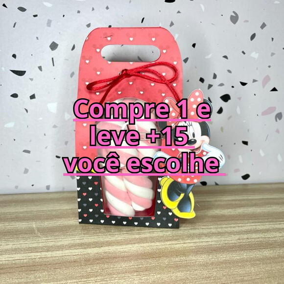 Arquivo de Corte Caixa Copo Bolha Minnie Vermelha #3214