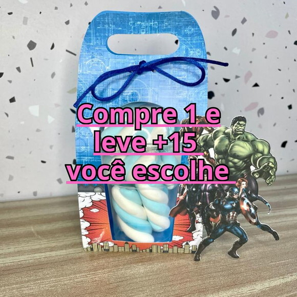 Arquivo de Corte Caixa Copo Bolha Vingadores #3228