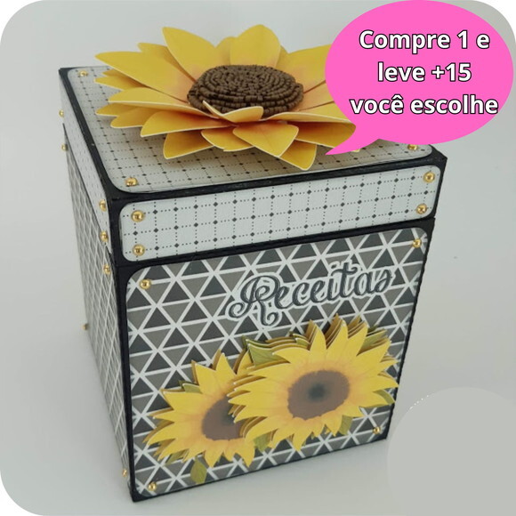Arquivo de Corte Caixa de Receita Dia das Mães #3925