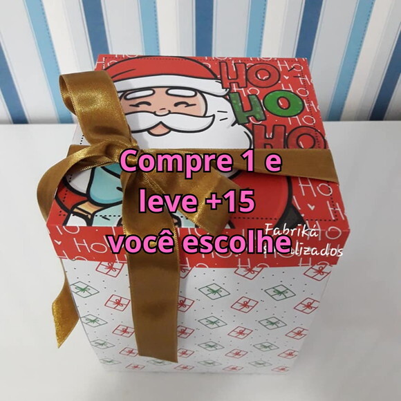 Arquivo de Corte Caixa Explosão Natal #3486