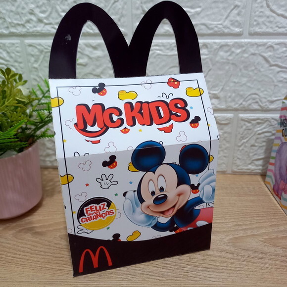 Arquivo de Corte Caixa Mc Lanche Feliz Mickey #7583