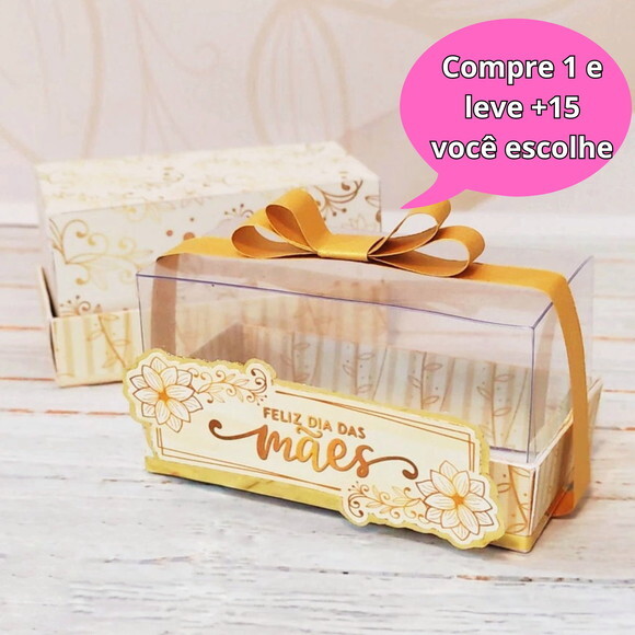 Arquivo de Corte Caixa para Brigadeiro Dia das Mães #3934