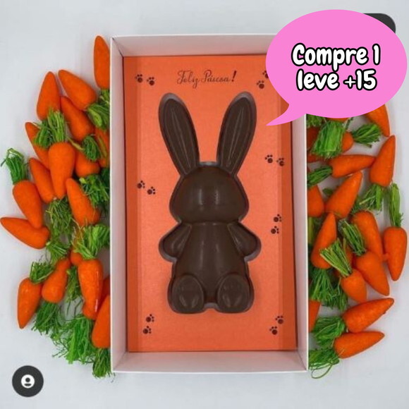 Arquivo de Corte Caixa para Coelho de Chocolate #3807