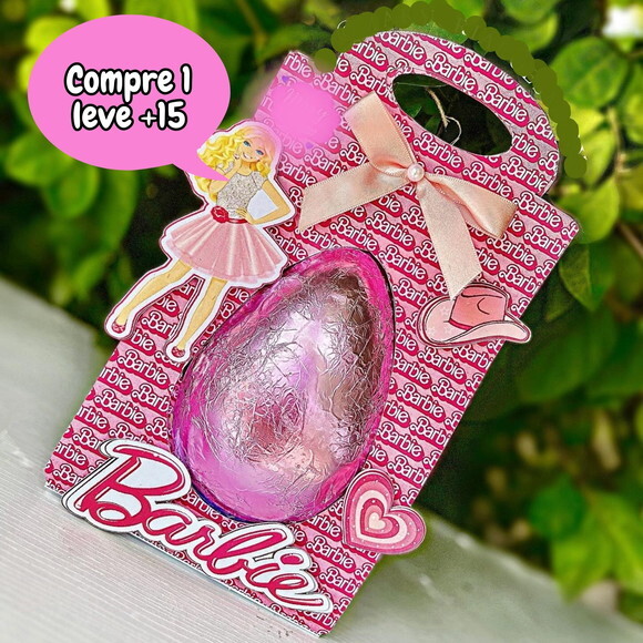 Arquivo de Corte Caixa Porta Ovo Barbie #3725