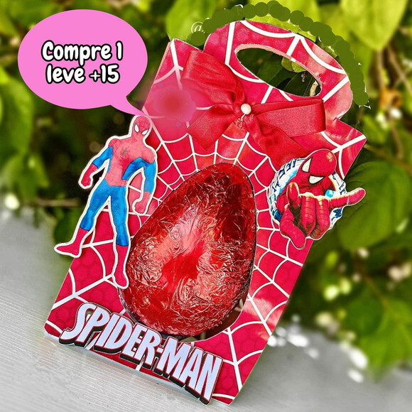 Arquivo de Corte Caixa Porta Ovo Homem Aranha #3724