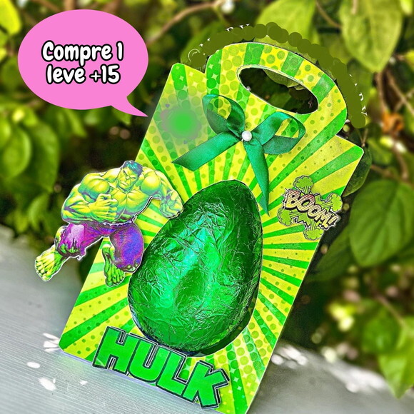 Arquivo de Corte Caixa Porta Ovo Hulk #3723
