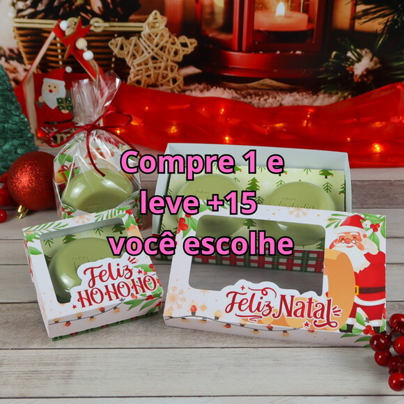 Arquivo de Corte Caixas para Sabonete Natal #3522