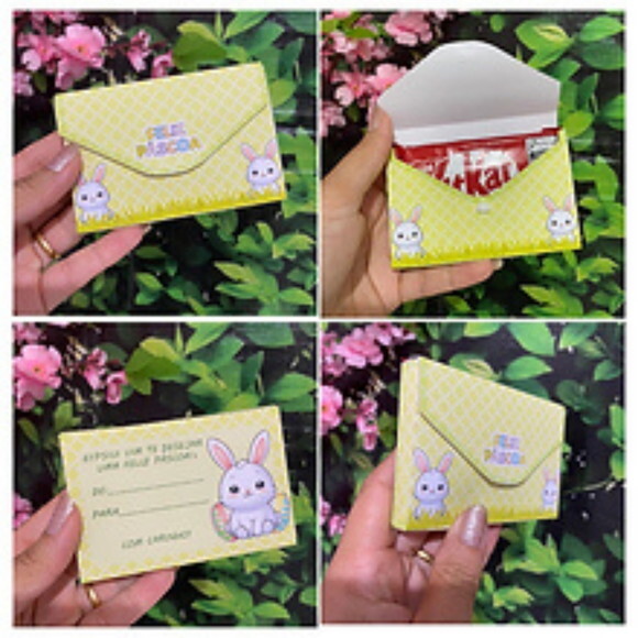 Arquivo de Corte Caixinha Envelope Coelhinho #6551