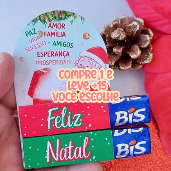 Arquivo de Corte Card Bis Duplo Natal - Papai Noel #7395