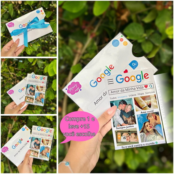 Arquivo de Corte Carta Google Dia dos Namorados #5340