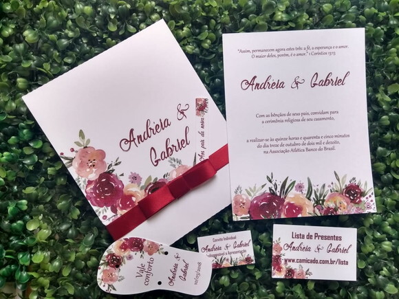 Arquivo de Corte Casamento Marsala #738