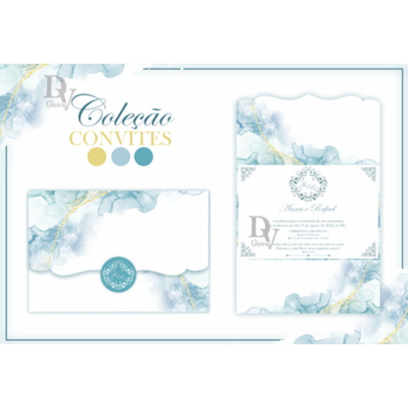 Arquivo de Corte Convite Casamento #1252