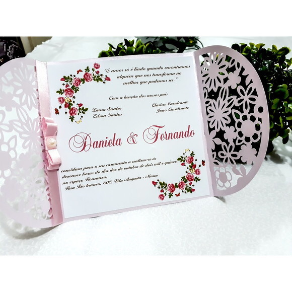 Arquivo de Corte Convite Casamento #744