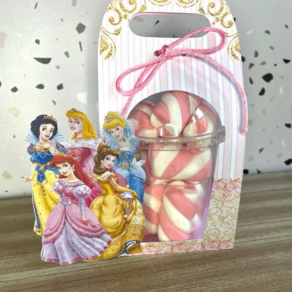 Arquivo de Corte Copo Bolha Princesas #6555