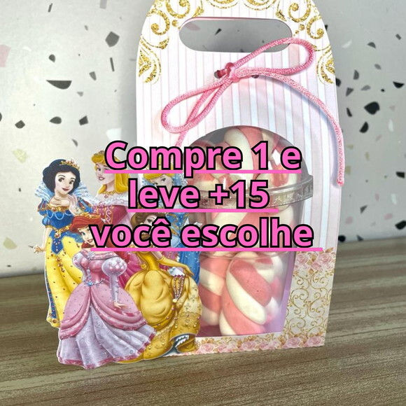 Arquivo de Corte Copo Bolha Princesas #6555
