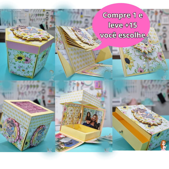 Arquivo de Corte Dia das Mães Floral Amarelo #3892