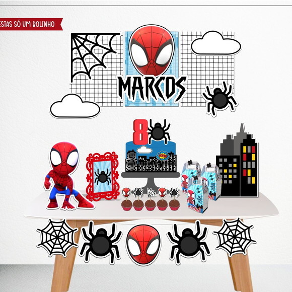 Arquivo de Corte Festa Homem Aranha #7046