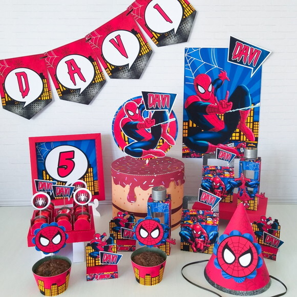 Arquivo de Corte Festa Homem Aranha #7076