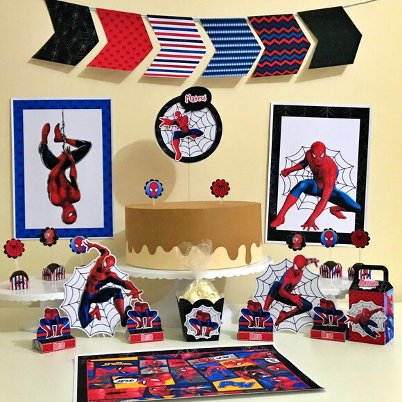 Arquivo de Corte Festa Homem Aranha #7087