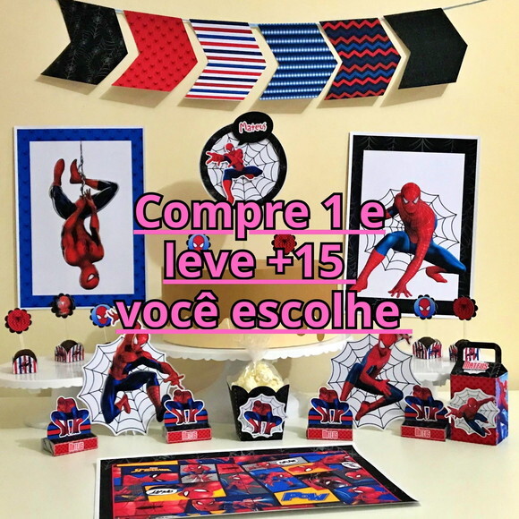 Arquivo de Corte Festa Homem Aranha #7087