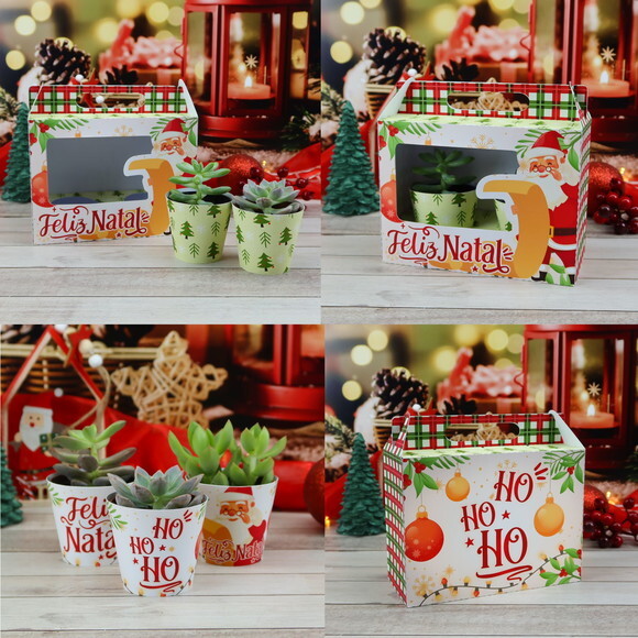 Arquivo de Corte Kit Suculentas Natal #3524