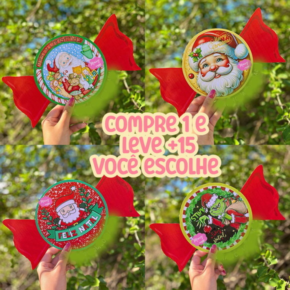 Arquivo de Corte Lembrancinha Guloseimas Natal #7459