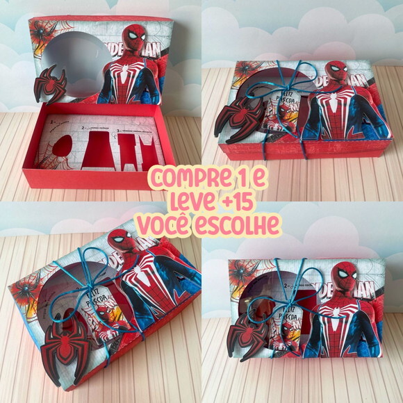 Arquivo de Corte Mini Confeiteiro Homem Aranha #4015