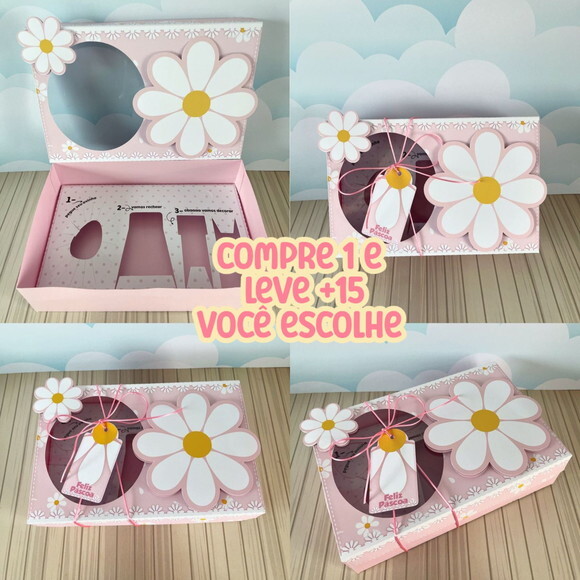 Arquivo de Corte Mini Confeiteiro Margaridas #4012