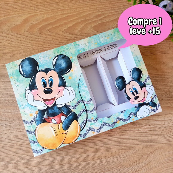 Arquivo de Corte Mini Confeiteiro Mickey #3707