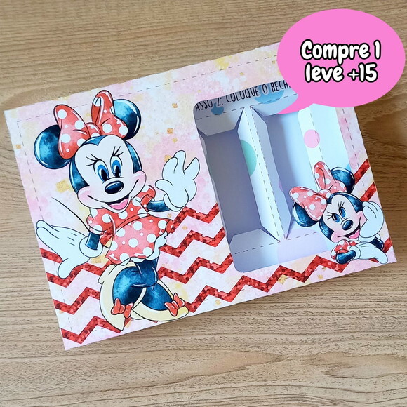 Arquivo de Corte Mini Confeiteiro Minnie Vermelha #3704