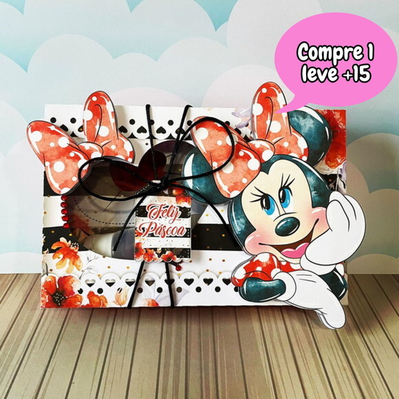 Arquivo de Corte Mini Confeiteiro Minnie Vermelha #140