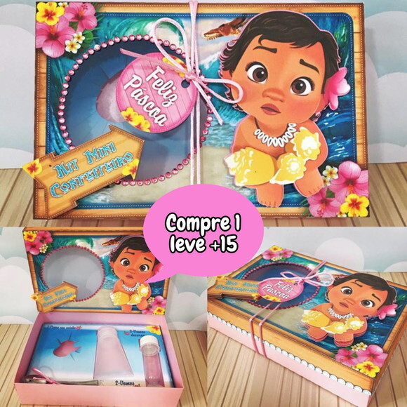 Arquivo de Corte Mini Confeiteiro Moana #2211
