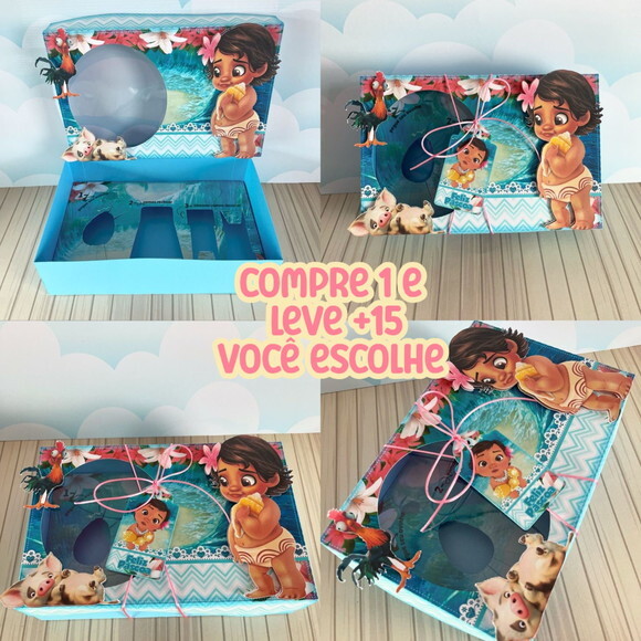 Arquivo de Corte Mini Confeiteiro Moana #3996