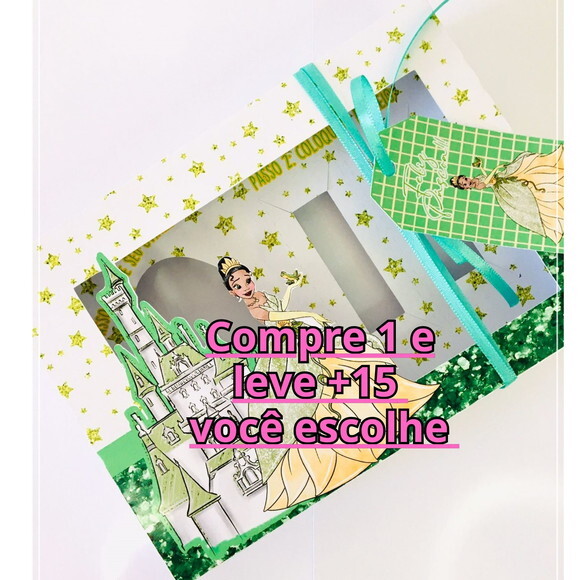 Arquivo de Corte Mini Confeiteiro Princesa Tiana #6491