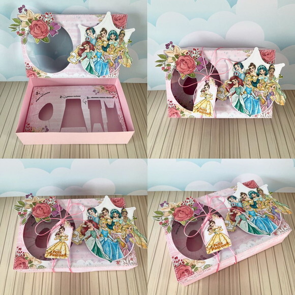Arquivo de Corte Mini Confeiteiro Princesas #4008