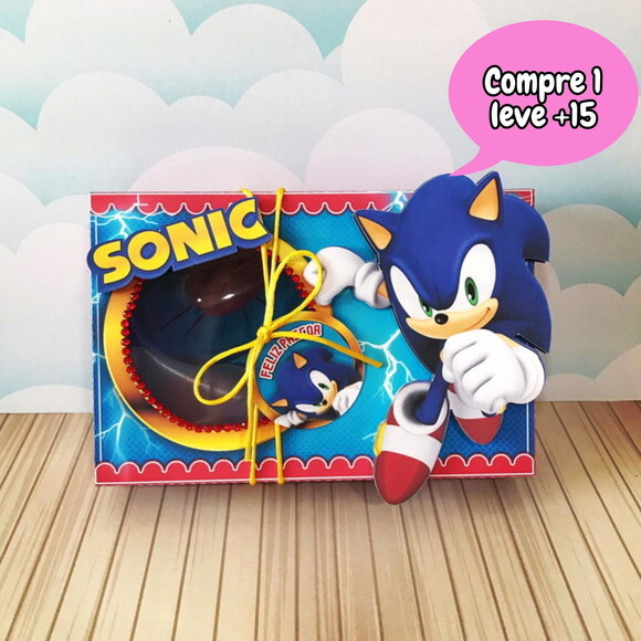 Arquivo de Corte Mini Confeiteiro Sonic #097