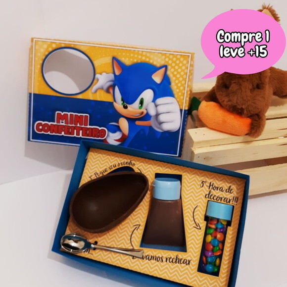 Arquivo de Corte Mini Confeiteiro Sonic #238
